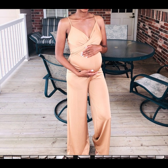 Forever 21 Dresses & Skirts - Silky gold jumpsuit